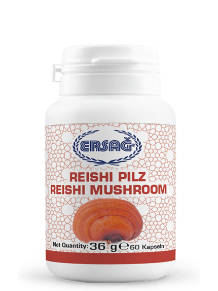 Ersag Reishi Mushroom is produced as a food supplement. It does not contain fillers and additives.