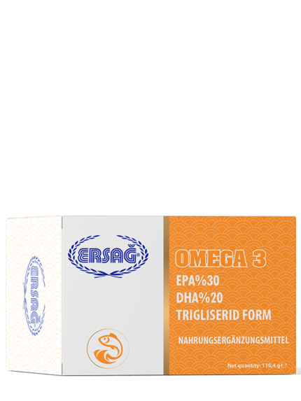 Ersag Omega-3 is produced as a food supplement. Ersag Omega-3 does not contain any fillers or additives. The contents of the product are included in the product components table.
