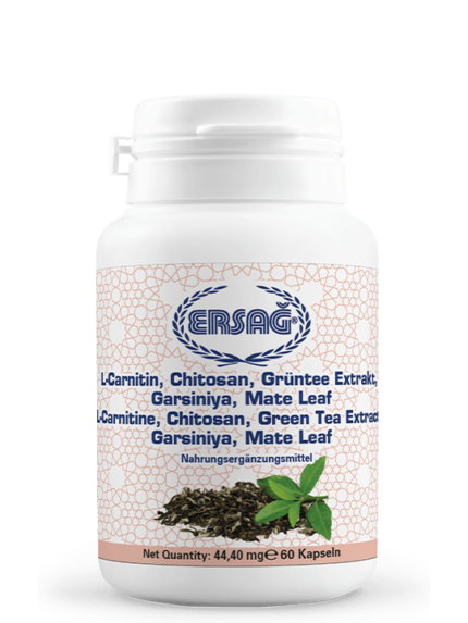 Ersag L-Carnitine, Chitosan, Green Tea Extract, Garcinia, Mate Leaf, Paprika