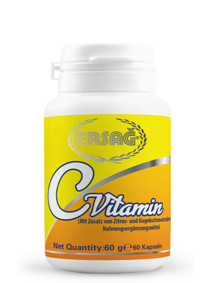 Ersag Vitamin C Capsule (Supported With Orange And Rose Hip Extract
