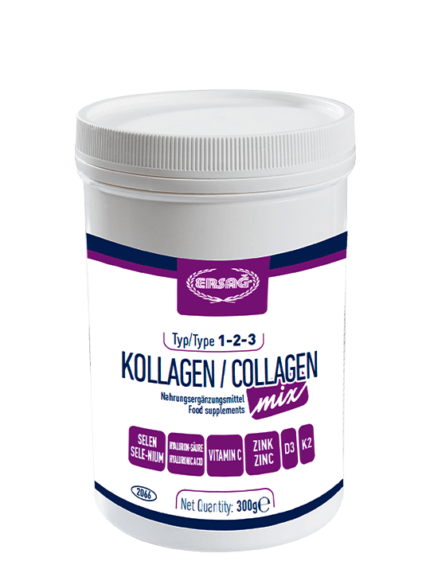 Introducing the ERSAG COLLAGEN MIX (TYPE 1-2-3), a premium food supplement meticulously crafted to support your body’s collagen needs. This innovative blend is free from fillers and additives, ensuring you receive only the purest form of nutritional support.