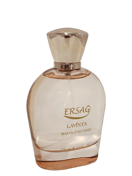 Discover the youthful vibrancy of Ersag Lavinya EDP, a 100ml women's perfume with an energetic blend of jasmine, spicy coriander, blood orange, and peach, grounded in a soft woody-musky base with vanilla.